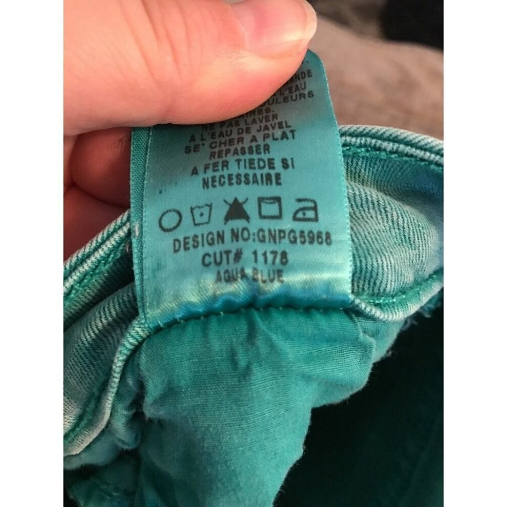 JOE'S JEAN 27 Aqua Blue Skinny Ankle Jeans - Picture 10 of 10